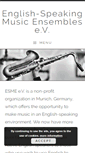 Mobile Screenshot of esme-ev.de